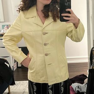 Vintage White Metallic Bébé Jacket